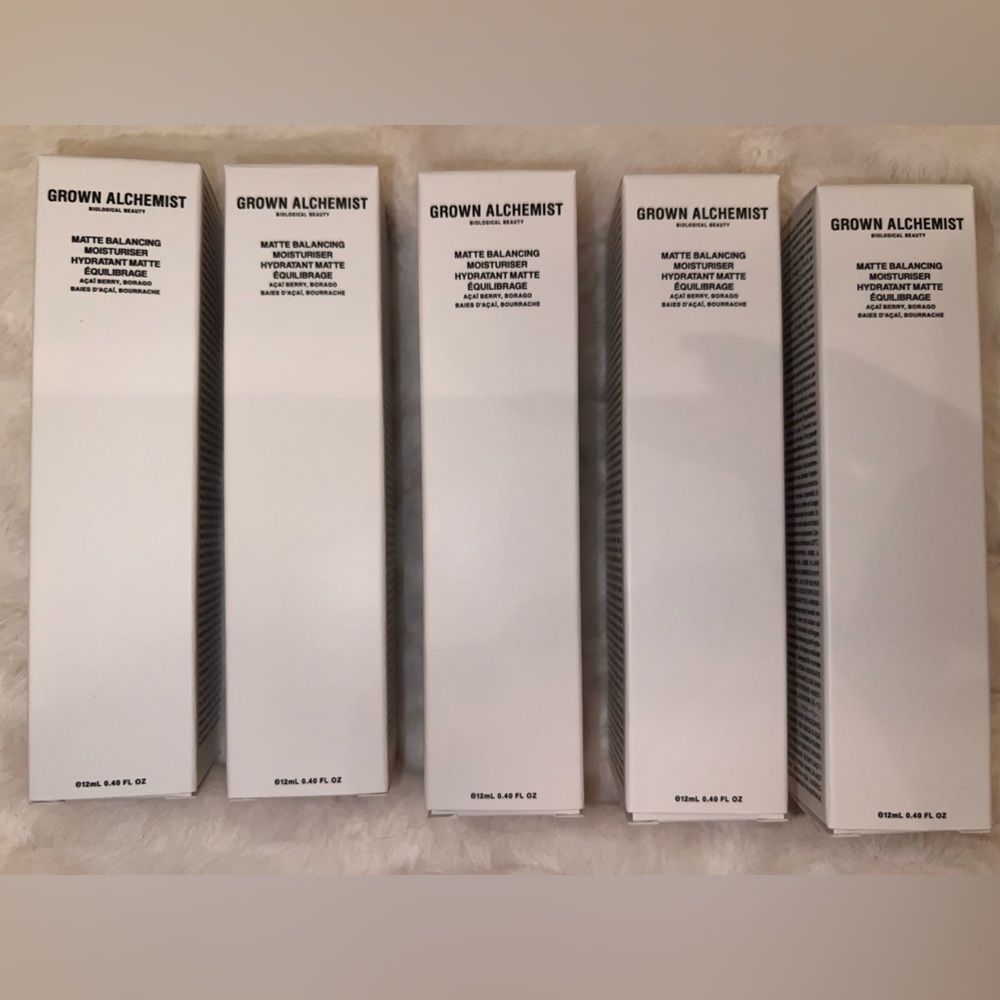 Grown Alchemist Matte Balancing Moisturizer 12mL‎ – 5pc Deluxe Bundle NIB